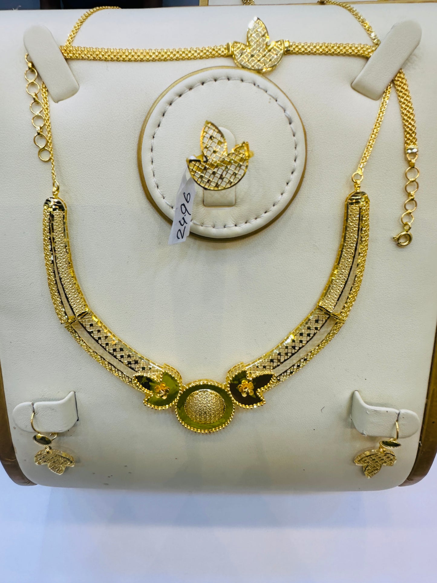 Luxury Gold Necklace Set Jewelry Gift for Women