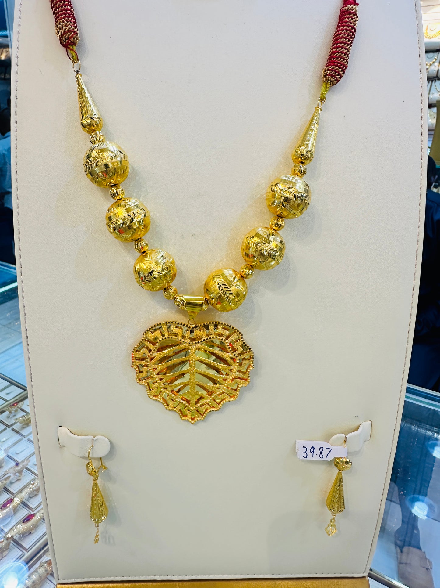 Luxury Gold Necklace Set Jewelry Gift for Women