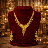 Luxury Gold Necklace Set France | Elegant Paris Style Jewelry Gift for Women