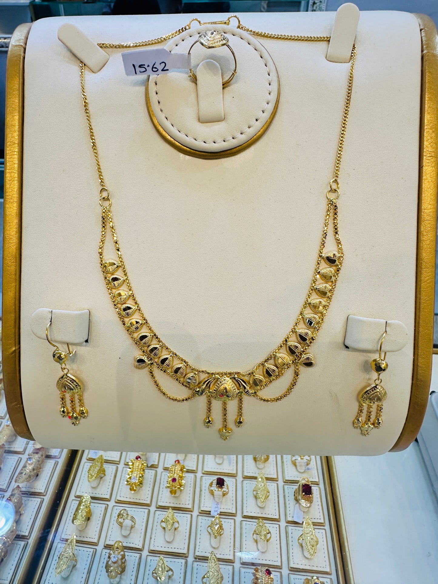 Luxury Gold Necklace Set Jewelry Gift for Women