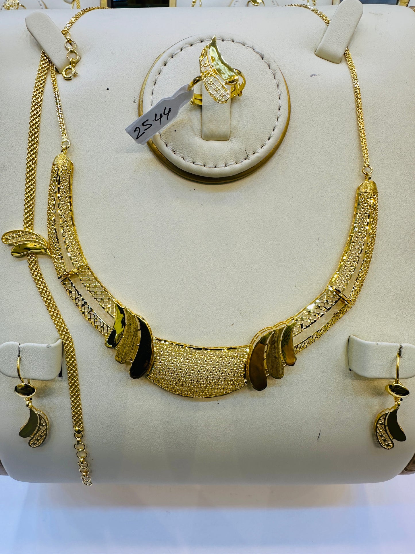 Luxury Gold Necklace Set Jewelry Gift for Women