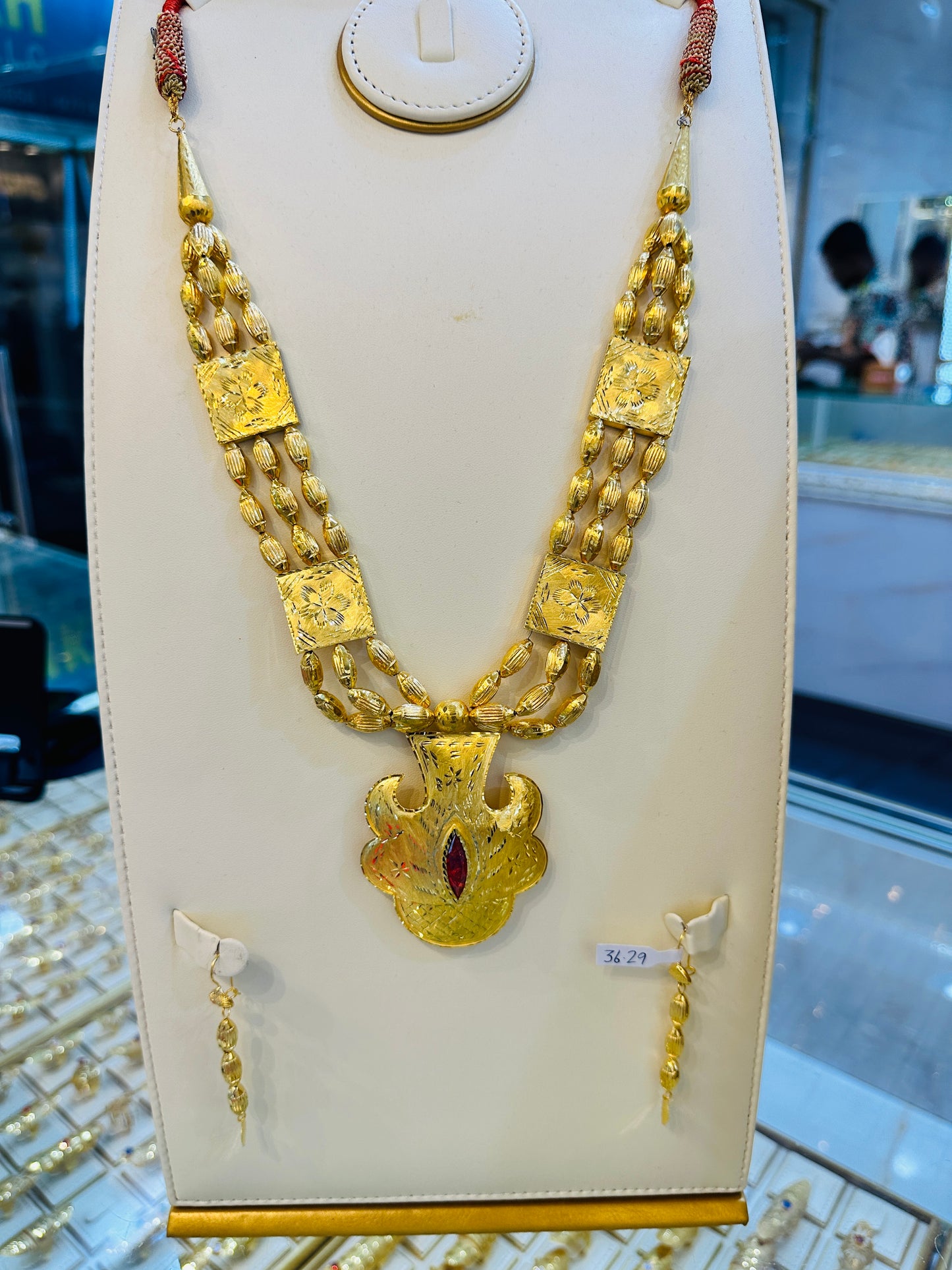 Luxury Gold Necklace Set Jewelry Gift for Women