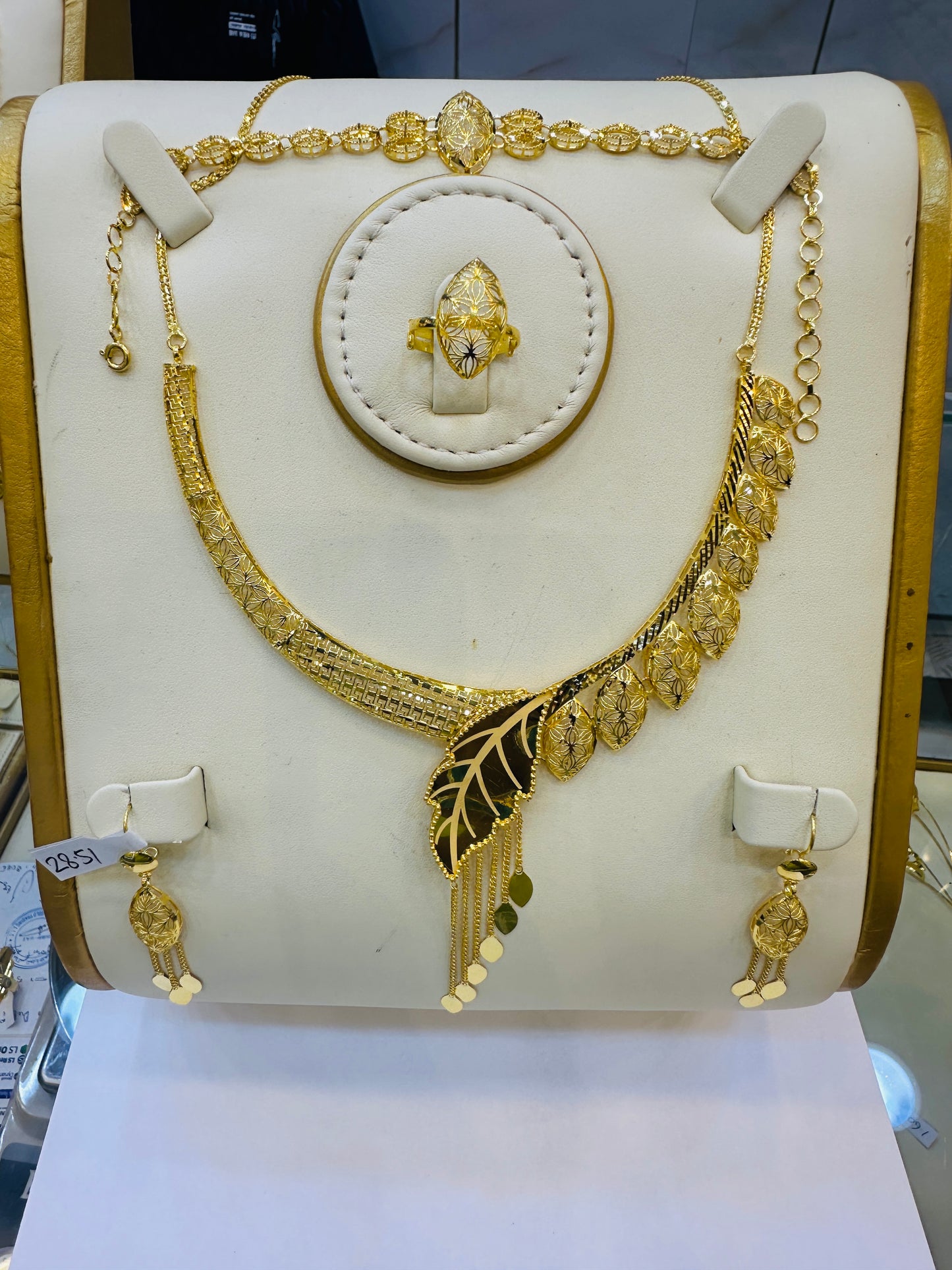 Luxury Gold Necklace Set Jewelry Gift for Women