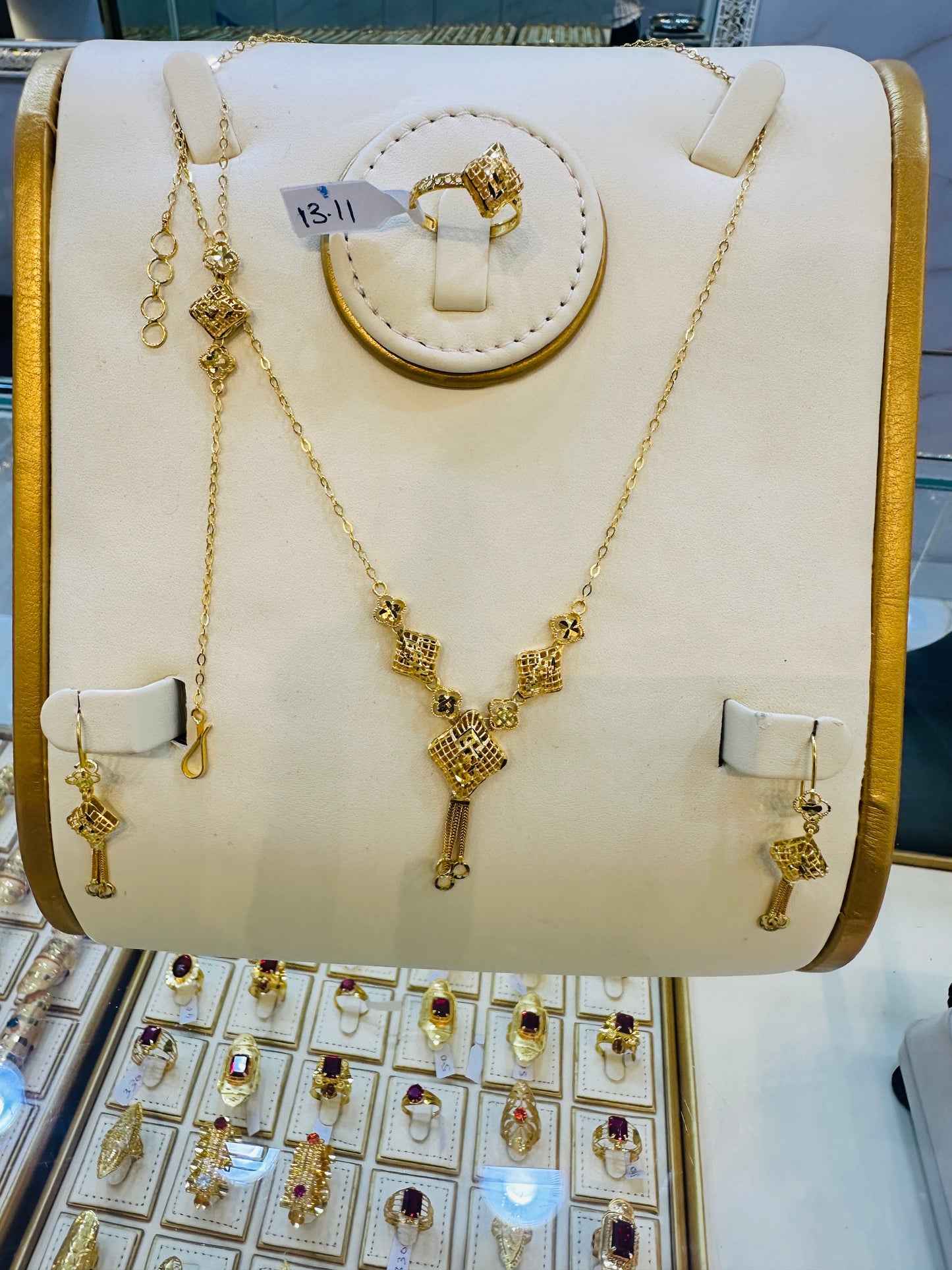 Luxury Gold Necklace Set Jewelry Gift for Women