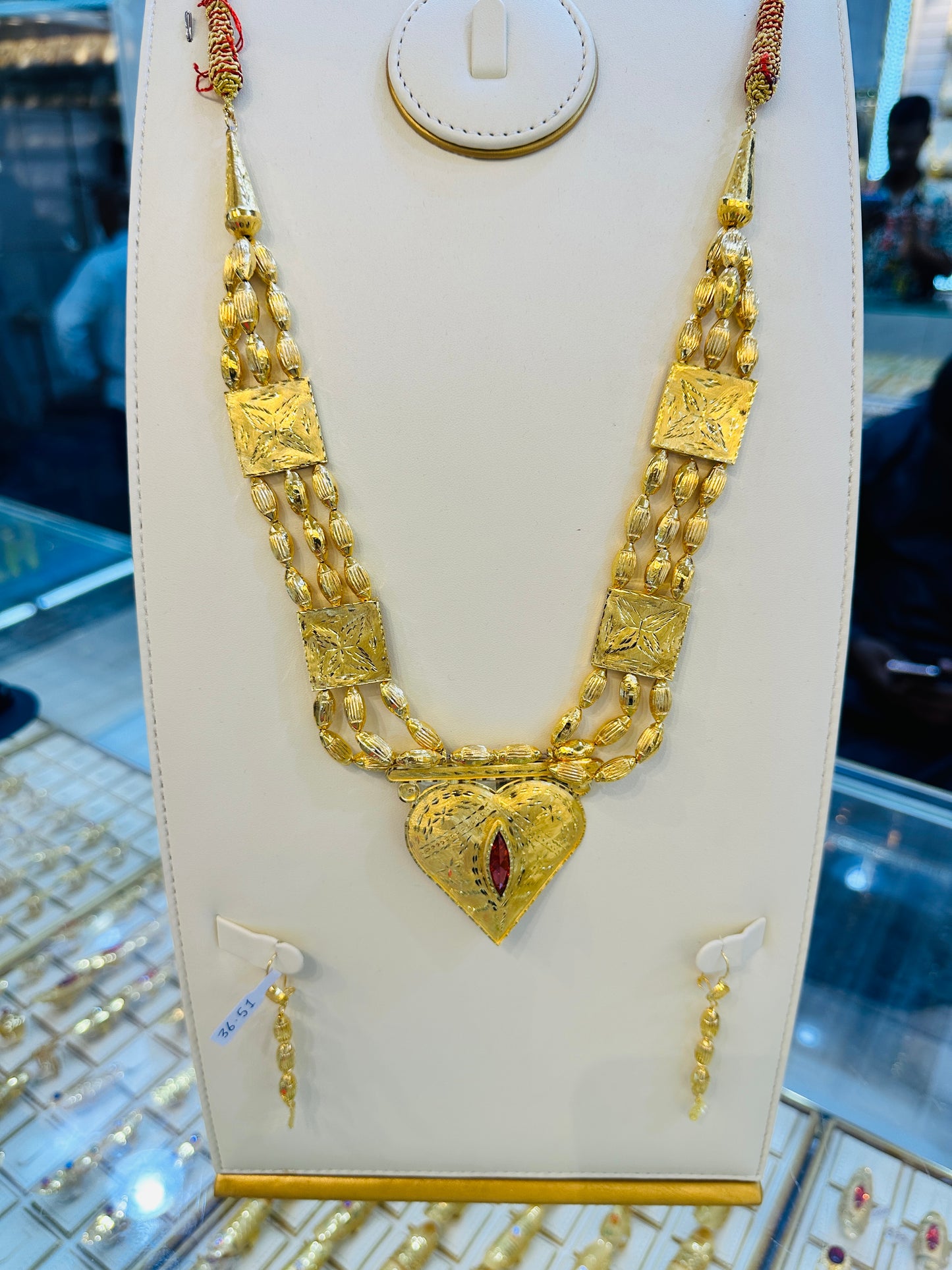 Luxury Gold Necklace Set Jewelry Gift for Women