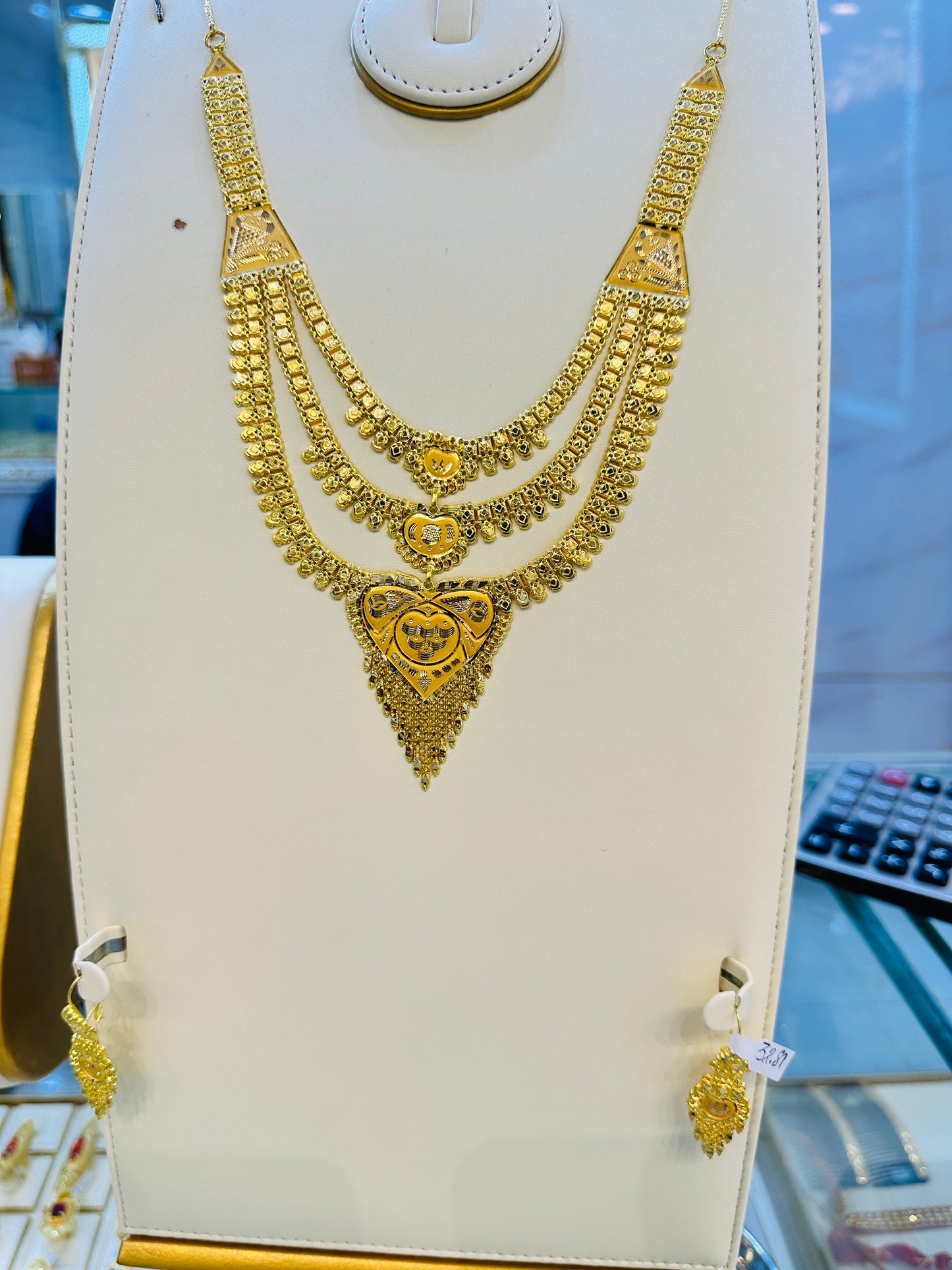 Luxury Gold Necklace Set Jewelry Gift for Women