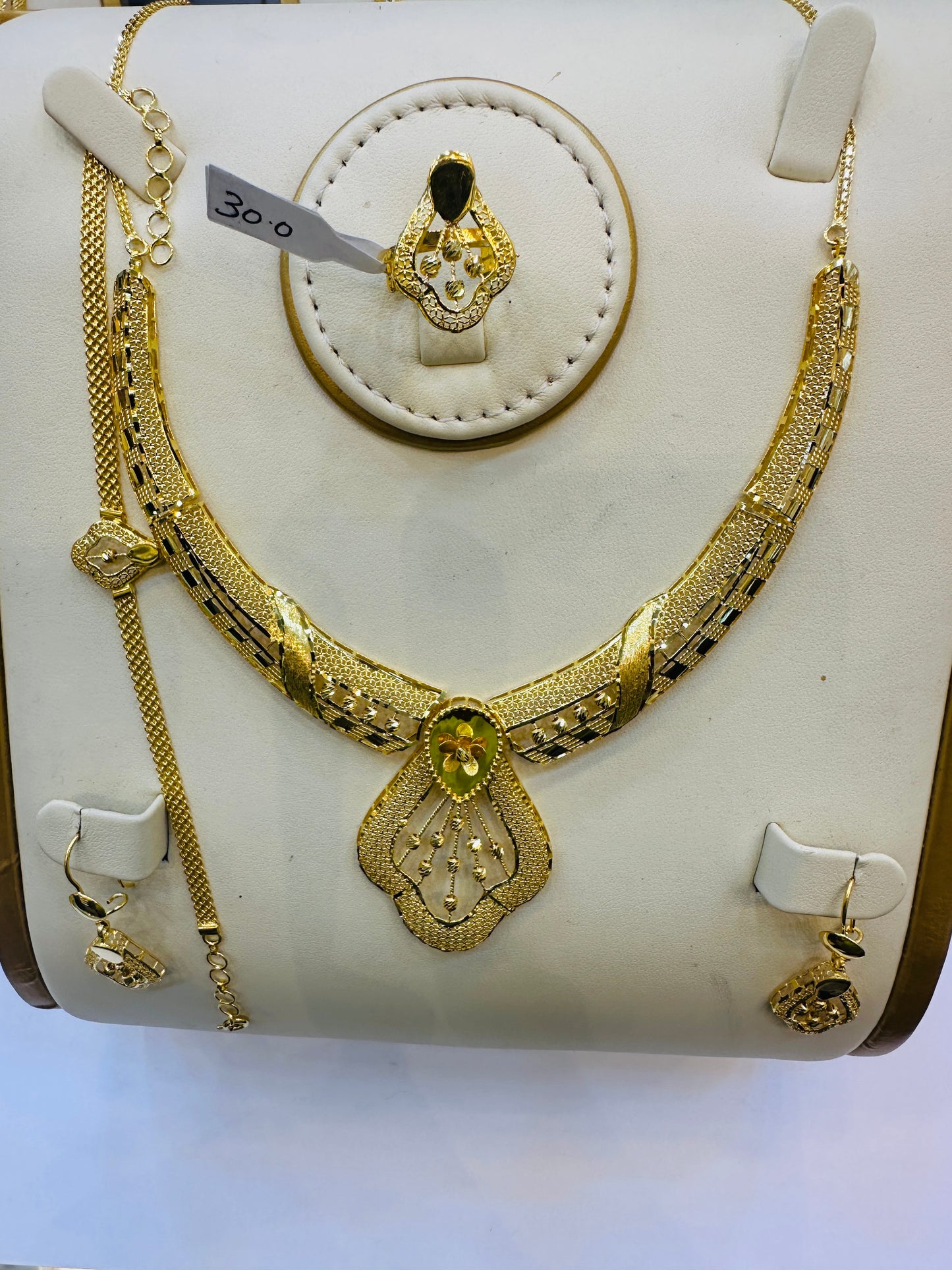 Luxury Gold Necklace Set Jewelry Gift for Women
