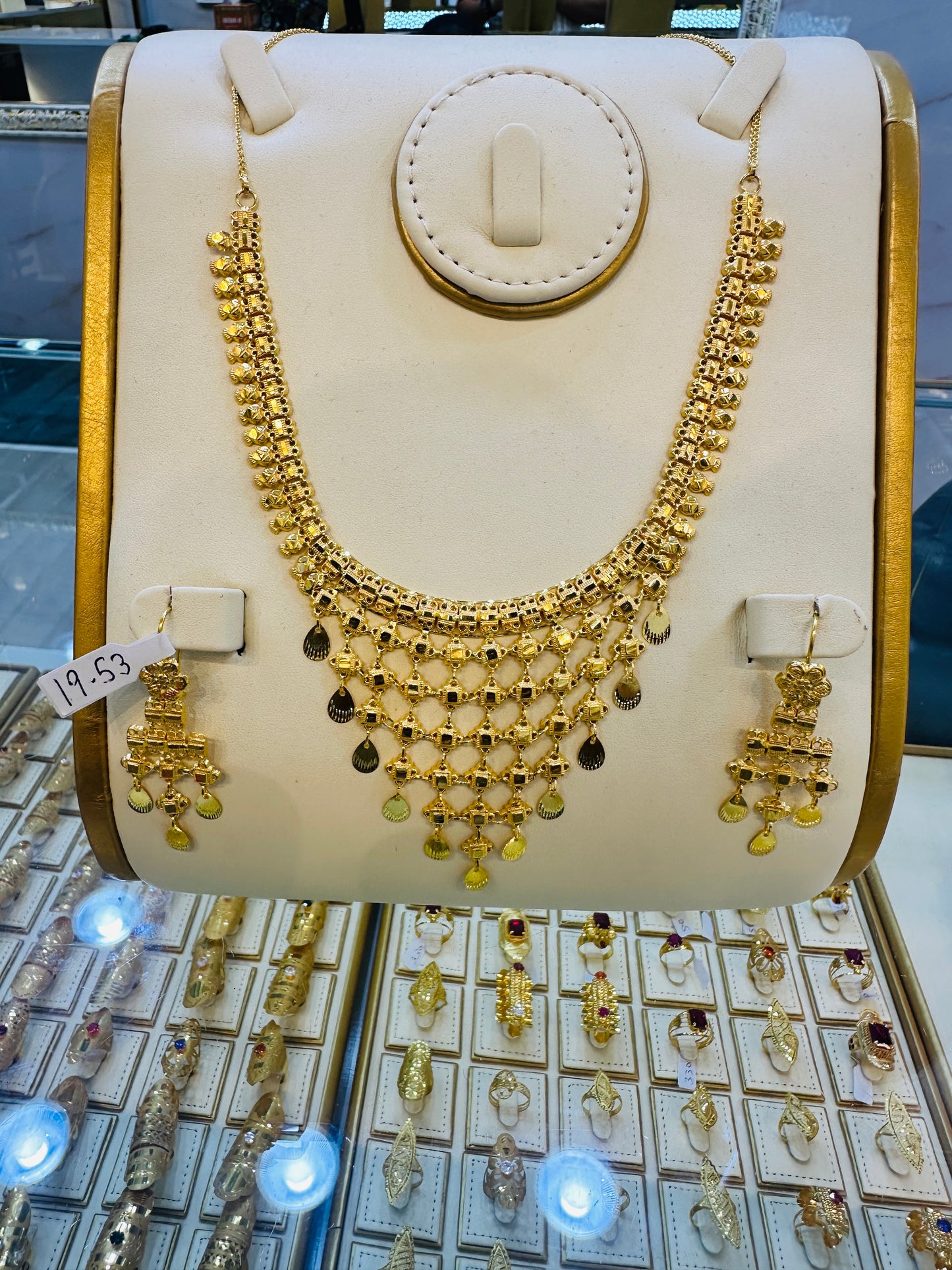 Luxury Gold Necklace Set Jewelry Gift for Women